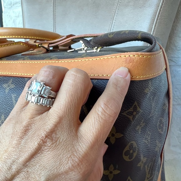 Louis Vuitton Cruiser 50 Monogram Top Handle Travel Luggage Bag - Picture 7 of 16